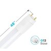 Luxrite T8 LED Tube Light Bulbs 18W (32W Equivalent) 2000LM 3000K Soft White Type A+B G13 Base 12-Pack LR34180-12PK